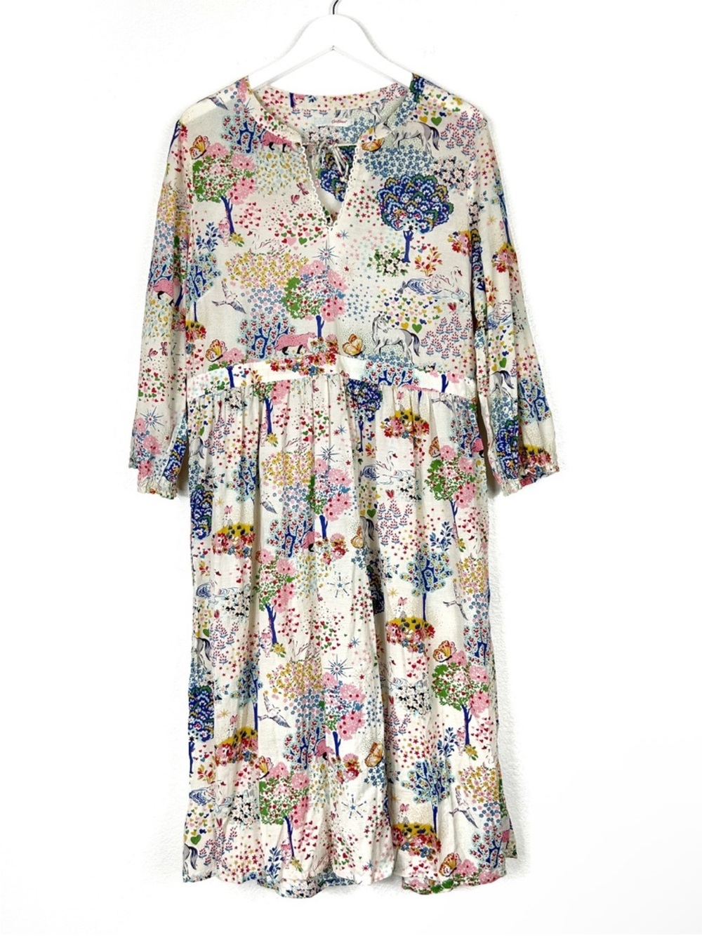 RARE Cath Kidston X Fearne collab Forest Dreams dress whimsy folk Size 14